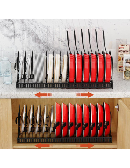 Organizador de Ollas y Sartenes Housolution Expandible 12-59 cm