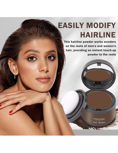 Polvo para Retoque de Raíces CAHIUYOA Castaño Oscuro 30g