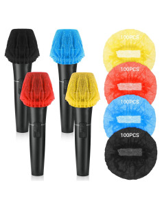 400 Cubiertas Desechables para Micrófono - Higiene y Protección