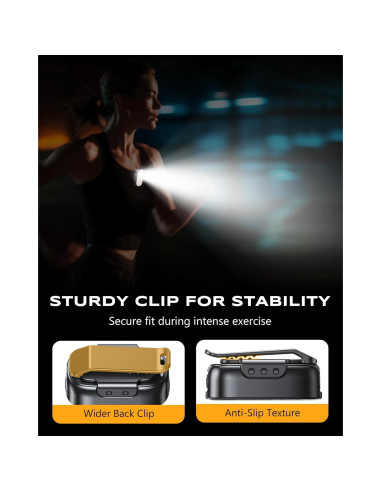 Linterna Mini EDC Cuvccn X30 500LM Recargable IP65 10 Modos