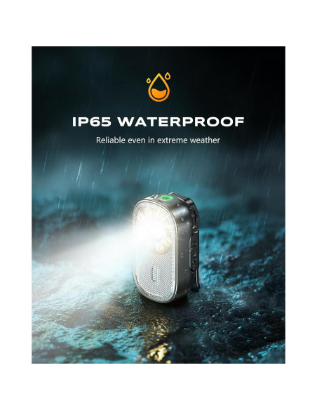 Linterna Mini EDC Cuvccn X30 500LM Recargable IP65 10 Modos