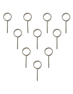 10 Piezas Extractores de Tarjeta SIM Acero Inoxidable THE LARI STORE