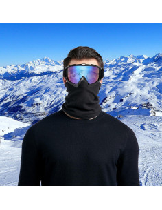 Gafas de esquí LJDJ con cubre cara para invierno unisex 2