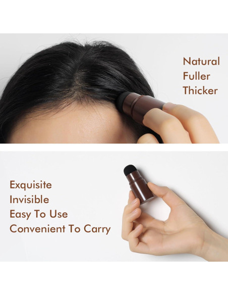 Barra de Polvo para Línea del Cabello Rosardene - Marrón Oscuro, Impermeable y Multiuso Barra de Polvo para Línea del Cabello Rosardene - Marrón Oscuro, Impermeable y Multiuso