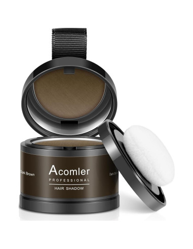 Acomler Polvo Sombra de Raíz 4g - Marrón Oscuro para Cabello