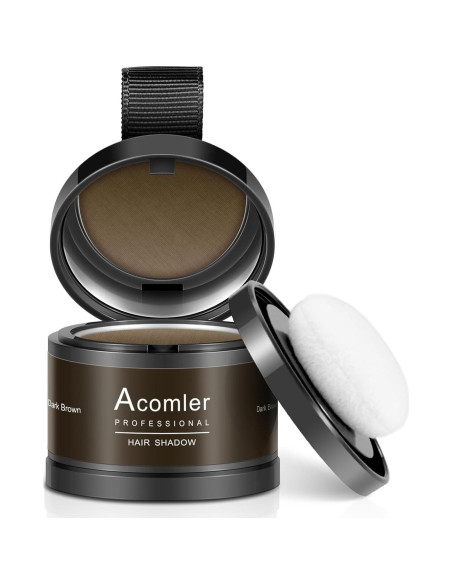 Acomler Polvo Sombra de Raíz 4g - Marrón Oscuro para Cabello Acomler Polvo Sombra de Raíz 4g - Marrón Oscuro para Cabello