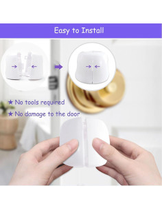 Cubiertas de Perilla de Puerta a Prueba de Niños - 4 Unidades 2