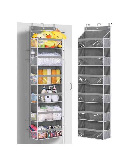 Organizador de Puerta MISSLO 6 Bolsillos Grandes y 12 Laterales