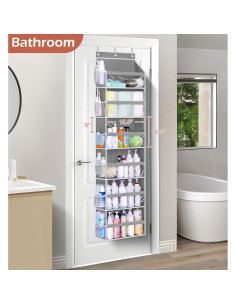 Organizador de Puerta MISSLO 6 Bolsillos Grandes y 12 Laterales 2