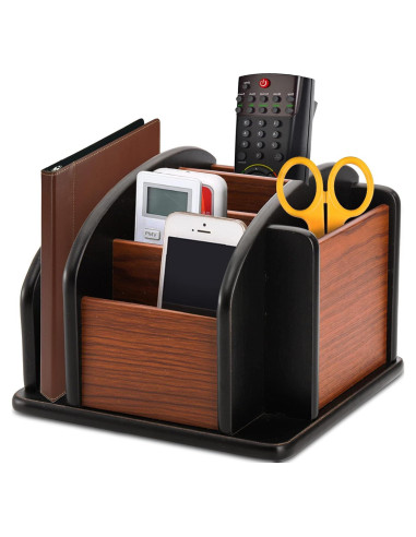 Soporte Giratorio de Madera DEAYOU 6 Compartimentos 360