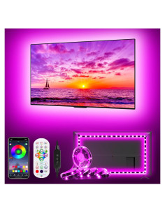 Luces LED HORYLIT 5m para TV 55-70" Multicolor con APP