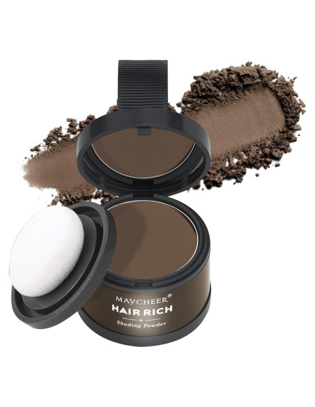 Polvo de Sombra para Línea de Cabello Maycheer - Marrón Oscuro 38.8g