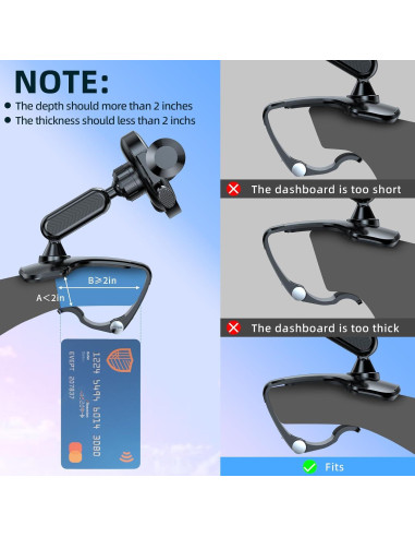 Soporte para Teléfono de Auto Tirmrin Universal 2025 360