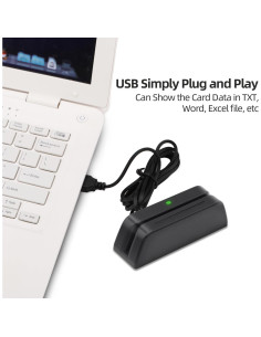 Lector de Tarjetas Magnéticas MSR123 para POS - 3 Pistas 2