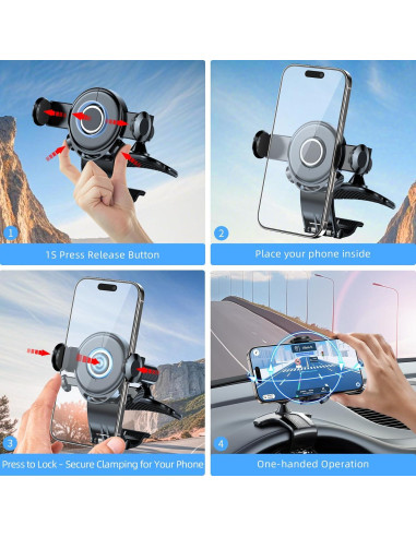 Soporte para Teléfono de Auto Tirmrin Universal 2025 360