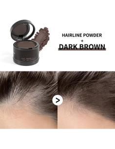 Polvo para Retoque de Raíces Gowwim Marrón Oscuro 4g 2