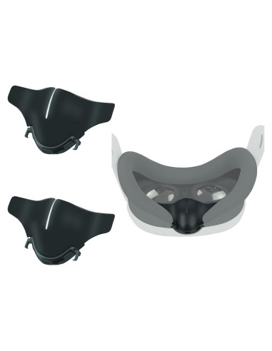 Almohadilla Suave para Nariz VR Quest 3 - 2 PCS Silicona