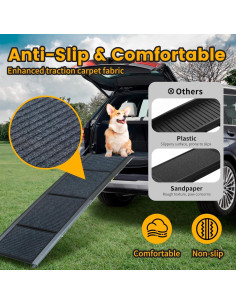 Rampa Plegable de Aluminio PawStep 51014 para Perros 160 cm 2