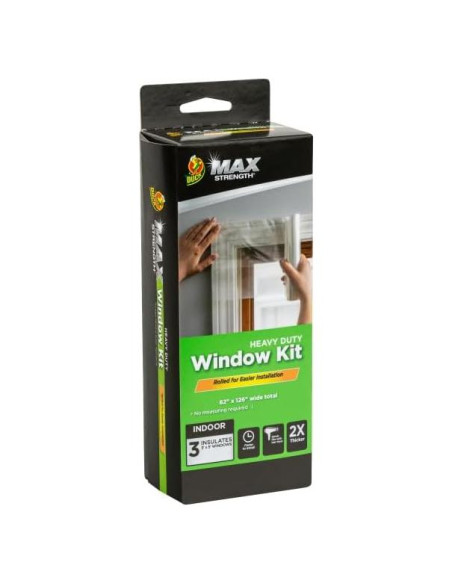Kit de Ventana Transparente Duck Brand 3 Piezas 320x157 cm