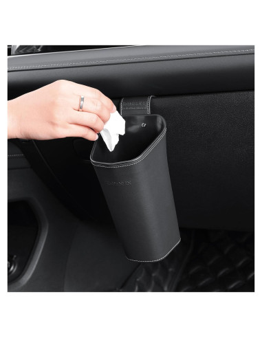 Basurero de coche KAFANLIN mini 600ml negro portátil
