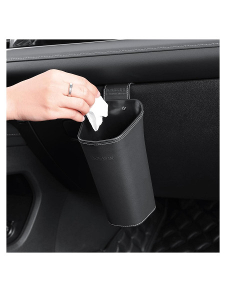 Basurero de coche KAFANLIN mini 600ml negro portátil