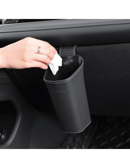 Basurero de coche KAFANLIN mini 600ml negro portátil