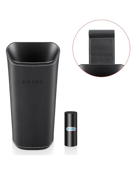 Basurero de coche KAFANLIN mini 600ml negro portátil