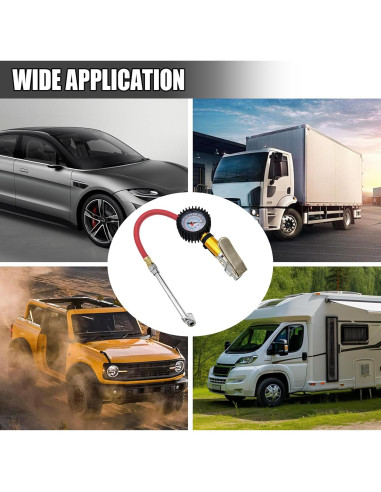 Medidor Digital de Presión de Neumáticos UHANBUT con Inflador 50cm