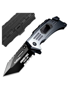 Cuchillo Plegable Multifuncional AuRiver 20.5 cm Acero 6 en 1