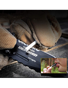 Cuchillo Plegable Multifuncional AuRiver 20.5 cm Acero 6 en 1 2