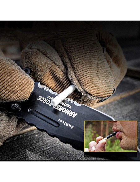 Cuchillo Plegable Multifuncional AuRiver 20.5 cm Acero 6 en 1