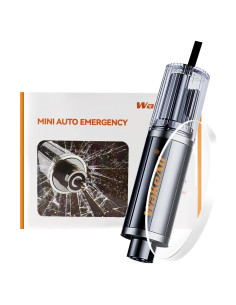 Cortador de Cinturón de Seguridad WakeALL 2-en-1 Negro