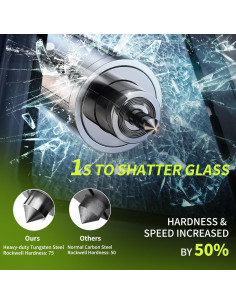 Cortador de Cinturón de Seguridad WakeALL 2-en-1 Negro 2