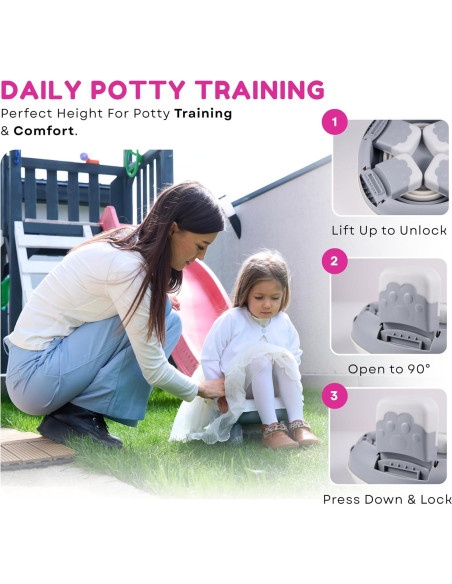 Inodoro Portátil para Niños Joa Baby Rosa 15.24 cm Antideslizante Inodoro Portátil para Niños Joa Baby Rosa 15.24 cm Antideslizante