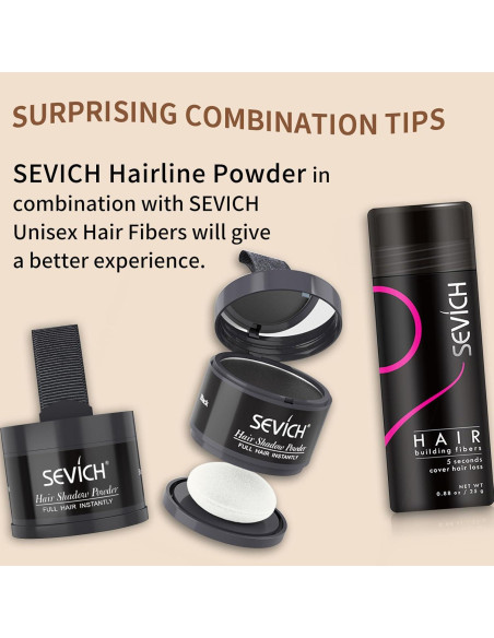 Polvo Retoque Raíces Cabello Sevich 4g Marrón Medio Polvo Retoque Raíces Cabello Sevich 4g Marrón Medio