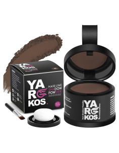 Polvo de Sombra para Cabello Yargkos Marrón Medio 3.97g
