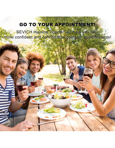 Polvo Retoque Raíces Cabello Sevich 4g Marrón Medio