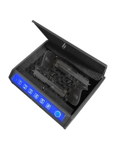 Caja Fuerte Biométrica ZCF mate para Pistola - Acceso Rápido 0.1s