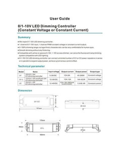 Controlador PWM 1 Canal 8A 0-10V FlyBoy2016 LED Regulable 2