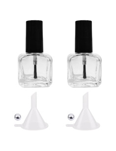 Botellas Vacías de Esmalte de Uñas NIIIYTYB 5ML 2 Piezas