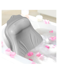 Almohada de Baño GoEase de Silicona Impermeable con 36 Ventosas