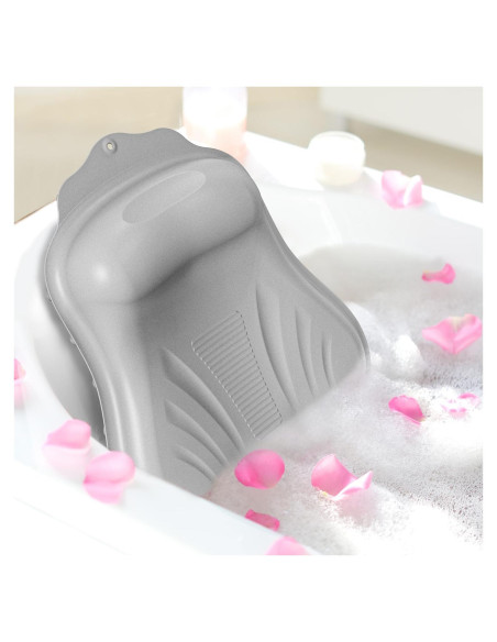 Almohada de Baño GoEase de Silicona Impermeable con 36 Ventosas Almohada de Baño GoEase de Silicona Impermeable con 36 Ventosas