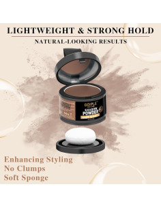 Polvo Cubridor de Raíces Lockmio - Marrón Medio, 2 Piezas 2