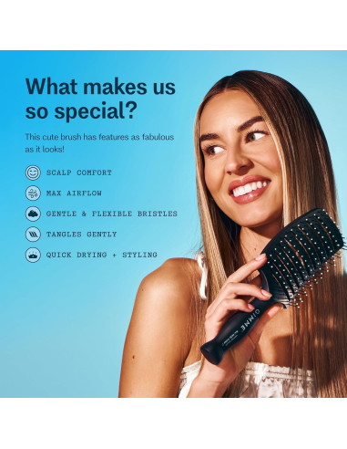 Cepillo Desenredante Gimme Beauty - Para Cabello Húmedo y Seco