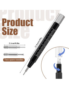 Herramienta de Barra de Resorte Tweruna para Relojes con 2 Puntas 2