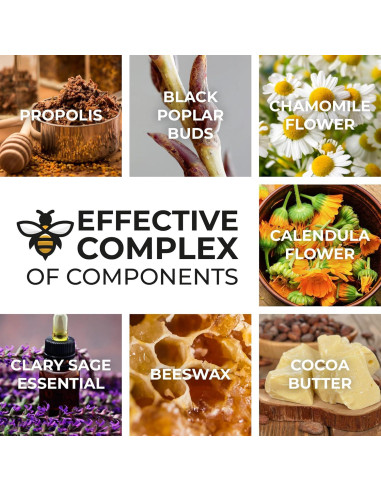 Supositorios Orgánicos de Propóleos New Time - Alivio Hemorroides 10 Unidades