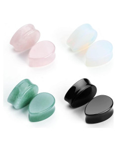 Set de 8 Tapones de Oído de Piedra Natural CABBE KALLO 6G-16G