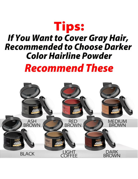 Polvo Cubridor de Raíces Lockmio - Marrón Medio, 2 Piezas