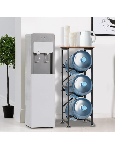 Soporte para Jarra de Agua 5 Galones Storenization 3 Niveles