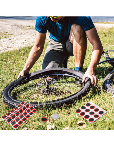 Kit de Parche para Neumáticos Giantree 96 Pcs con Limas